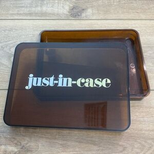 Vintage Acrylic “Just In Case” Trinket‎ Box